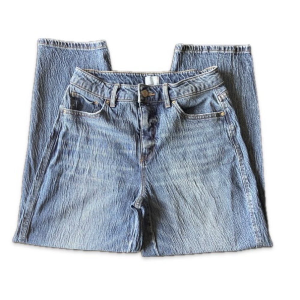 Time and Tru High Rise Cropped Barrel Jeans - Picture 3 of 6
